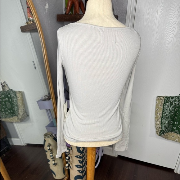 Citizen of humanity Gray Women's Cutout Top - Picture 3 of 5